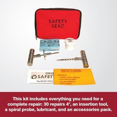 Safety Seal Auto/LT Deluxe Tire Repair Kit, 30 Repairs