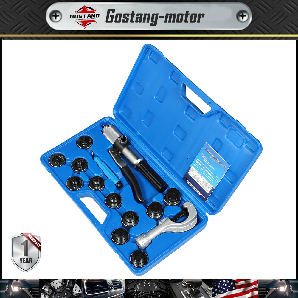 For Copper Tubing Expanding 3/8&Prime; to 1-5/8&Prime; HVAC Hydraulic Swaging Tool Kit