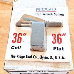 Box Of 6 Ridgid 31730 Coil/Flat Spring Assy For 31035 Wrench NOS FREE SHIPPING