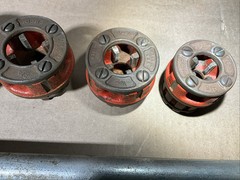 Ridgid OO-R 3/8&rdquo; Thru 1&Prime; NPT Exposed Ratchet Threader Set No Chipped Teeth