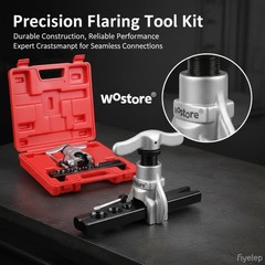 Tubing Flaring Tool with Easy Clamp System and Large Handle for Smooth Operation
