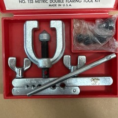 NOS VINTAGE CAL VAN METRIC DOUBLE FLARING TOOL KIT 153 4.75mm To 10mm MADE USA