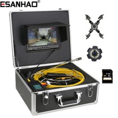 50M Sewer Camera Pipe inspection Camera 1000TVL Meter Counter 9&Prime; DVR Monitor