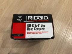 RIDGID 00-R 3/4&Prime; Pipe Threader Set 38540 Ratchet Handle + 36895 Die Head NEW USA
