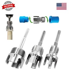 PVC Pipe Kit, 3 Piece Set, 1/2&Prime; 3/4&Prime; 1&Prime; NPT Sizes, Dual-Function Internal and&hellip;
