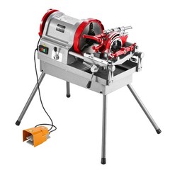 Electric Pipe Threader Machine 900W 2-Speed Threading Cutter for 1/2&Prime; to 4&Prime; Pipe
