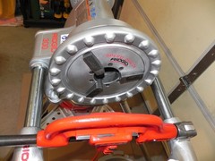 RIDGID 300 -T2 PIPE THREADER 115 V, 38 RPM,341,360, 311, 2 die heads refurbished