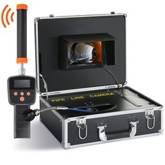 Sewer Camera Pipe Inspection Camera 7&Prime; 1000TVL Camera 100ft w/Locator 512Hz