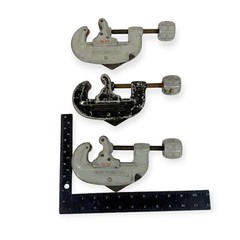 Ridgid No. 20 5/8 in to 2 1/8 in OD Pipe Tube Cutter, 3 Pcs Made In USA