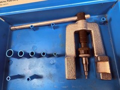 Vintage Gould Imperial Eastman Tubing Flaring & Swagging Tool Kit Case USA 45&deg;