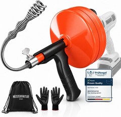Solid Drain Auger &ndash; 50FT Auto Feed &ndash; Sink Unblocker