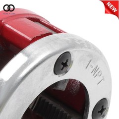 W/ Handle Ratchet Tool Set 7 Size Pipe Threader Threading 3/8&Prime; &ndash; 2&Prime; Die Dies Set