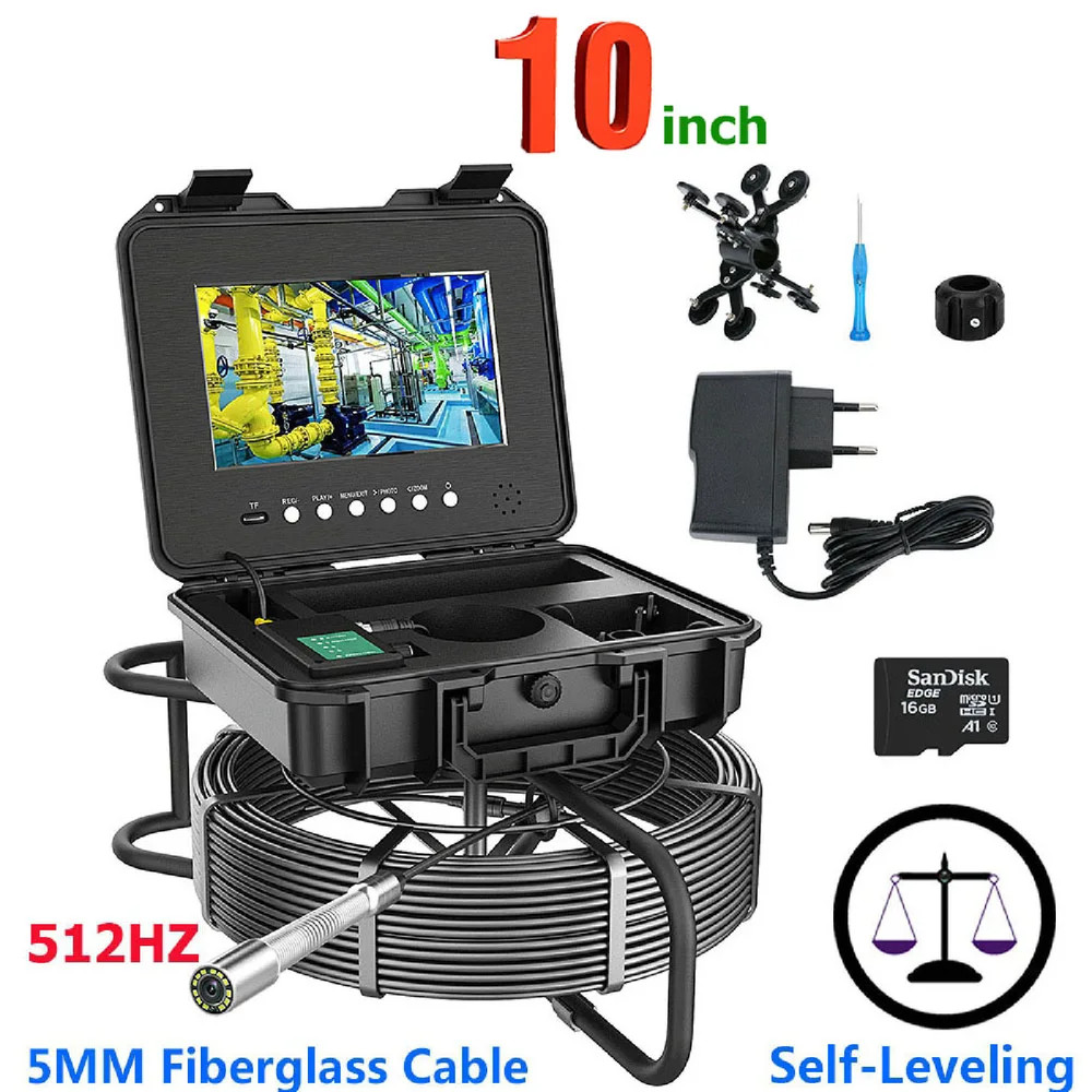 10.1 Inch Scrfeen 165 Feet 5mm Sewer Camera
