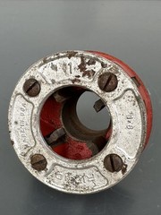 Pair of Ridgid 00-R 3/4&rdquo; & 1&rdquo; Pipe Threader / Threading Die Heads