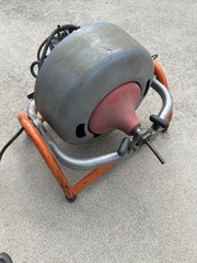 RIDGID K-3800 Drum Drain Cleaning Machine w/ Cables Sewer Snake &ndash; Works Great