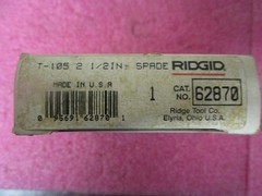 Ridgid 62870 T-105 2-1/2&Prime; Grease Cutter for 1/2&Prime; Inner Core Drain Cables