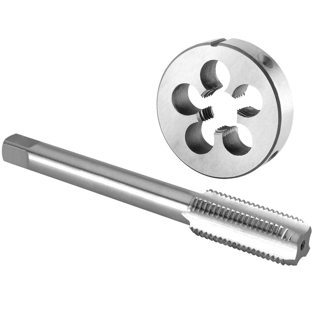 9/16&Prime;28 UN Tap And Die Set Right Hand 9/16 x 28 UN Machine Thread Round Die