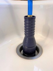 Drain King VIP2 Drain Unclogging Kit With Kitchen Sink Crossbar Adapter, 1.5 &hellip;