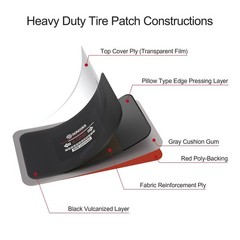 10 Heavy Duty Tire Repair Patches for Car, Truck, Bus, Tractor, Agricultural