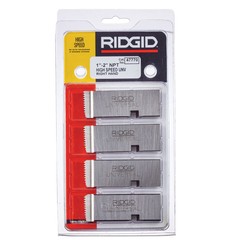 RIDGID 50985 1&Prime; &ndash; 2&Prime; Grooving Die Set, Used in Universal Die Head
