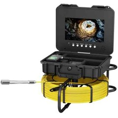 Sewer Camera 60m/197ft Pipe Inspection Camera with Meter Counter 10inch Monitor