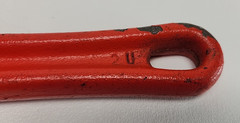 Ridgid 2 1/2&Prime; Pipe & Fittings Wrench C-18 Ridge Tool Company USA Used Condition