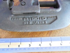 Vintage Ridgid No. 2 Heavy Duty Pipe Cutter 1/8&Prime; to 2&Prime; Inch The Ridge Tool Co