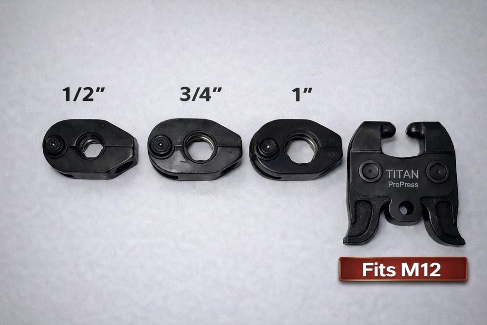 NEW LISTING! ProPress Jaws 1/2&Prime;-1&rdquo; Set fits Milwaukee M12 /Tight space kit.