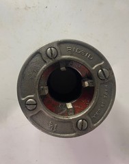 NINE (9) RIDGID 12R Die-Head Pipe Threaders 1/2&Prime; 1&Prime; 1-1/4&Prime; 1-1/2&Prime; 2&Prime; OLD STYLE