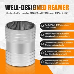 29983 223S Copper Stainless Steel Inner/Outer Tubing Reamer, 1/4&Prime; to 1-1/4&Prime;