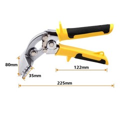 Hand Seamers Sheet Metal Tools Offset 3Inch Curved Jaw Bender Bending Pliers