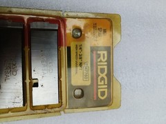 RIDGID HIGH SPEED NPT 1/4&Prime;-3/8&Prime;CAT 47760 (FREE FAST SHIPPINNG)(LOT OF 4 SETS)