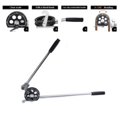 5/8&rdquo; Manual Tube Pipe Bender Pipe Bending 0-180 Degree for Copper & Aluminum US