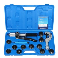 For Copper Tubing Expanding 3/8&Prime; to 1-5/8&Prime; HVAC Hydraulic Swaging Tool Kit
