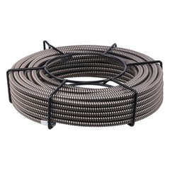 Uimoso Drain Cable Sewer Cable 100Ft 1/2In Drain Cleaning Cable Auger Snake Pipe