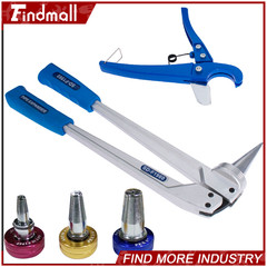 Findmall PEX Expander Tool Kit W/ 1/2&Prime; 3/4&Prime; 1&Prime; Expansion Heads & Tube Cut Plier