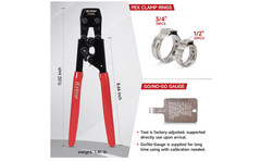 Combo Angle Head PEX Pipe Crimping Tool Kits Used for 1/2&Prime; 3/4&Prime; Pex Crimper