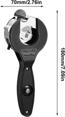 Ratcheting Pipe Cutter, Ratchet PVC Pipe Shears with Heavy Duty Blade Design