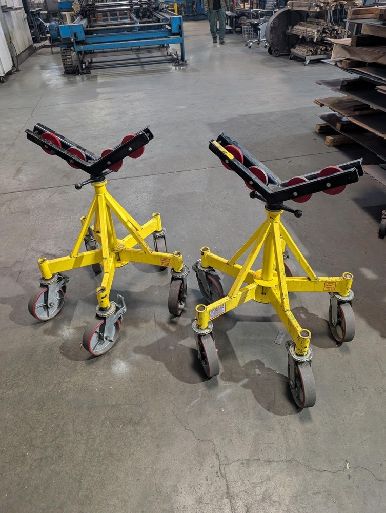 Max-Jax Pipe Stands, Vee, 2500 lb Capacity, 4 in to36 in Pipe, 30.5 in to 42.5 H
