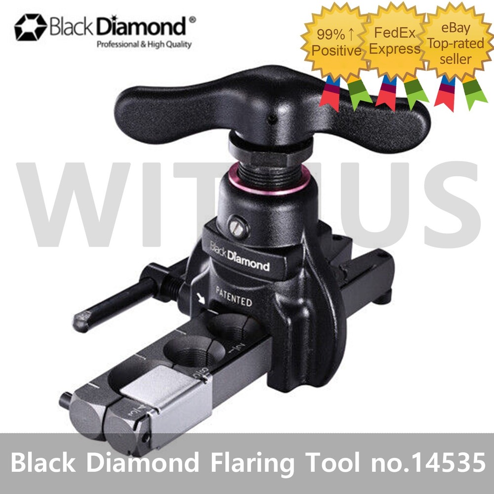 Black Diamond 1/4 &ndash; 3/4&Prime; Flaring Tool 14535 Copper Pipe Tube Eccentric Cone