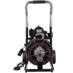1/2&Prime; 100FT Commercial Drain Auger Cleaner Electric Sewer Snake Cleaning Machine