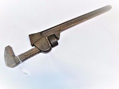 AMPCO Bronze 14&rdquo; Pipe Wrench Non- Sparking, W-212 Opens to 2-1/4&Prime;, USA