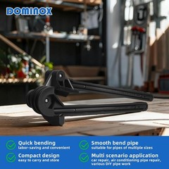 DOMINOX 4-IN-1 Tube Bender, Outer Diameter 3/16&Prime;, 1/4&Prime;, 5/16&Prime;, 3/8&Prime;, 0-180&deg;