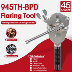 945TH-BPD Tube Line Flaring Tool 45&deg; For Soft Metal Tubing 1/8&Prime; &ndash; 3/4&Prime; O.D.