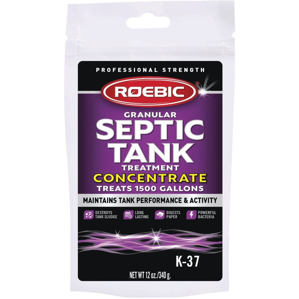 Roebic K-37 12 Oz. Granular Septic Tank Treatment K37BAG Pack of 4 Roebic K37BAG