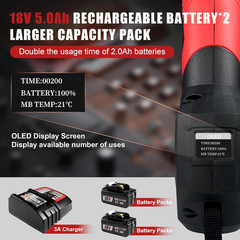 Copper Press Tool Battery Powered, 4 Jaws Range 1/2&Prime; 3/4&Prime; 1&Prime; & 1-1/4&Prime; | Compatib