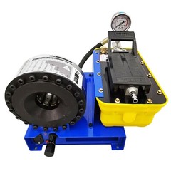 Pneumatic Hose Crimper Hydraulic Pipe Clamping Shrinking Machine Portable 6-25mm