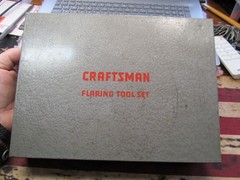 Vtg Craftsman Squared C Flaring Tool Set in Metal Case &ndash; Made in USA