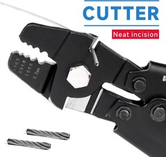 Wire Rope Swaging Tool for Crimping Fishing Lines Up to 2.2mm &ndash; Wakesigo Black