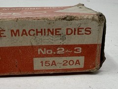 NEW REX #2-3 pipe machine dies NPT HIGH SPEED STEEL: HSS 15A-20A AC 1/2&Prime;B-3/4&Prime;B